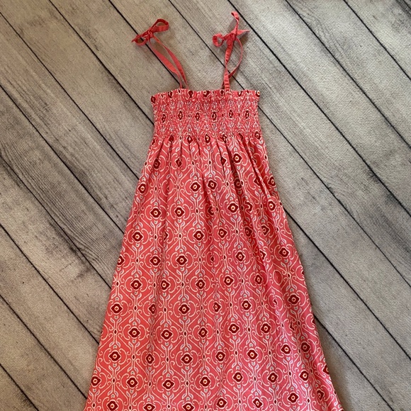 tea pink maxi dress